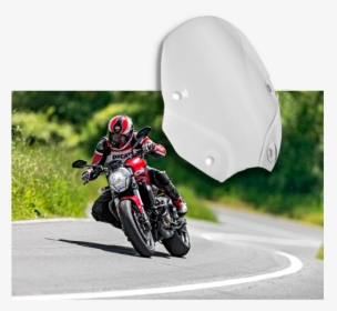 Transparent Ducati Png - Ducati Monster Smoked Windscreen, Png Download, Free Download