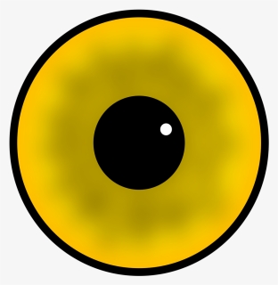 Yellow Eye Clipart, Vector Clip Art Online, Royalty - Circle, HD Png Download, Free Download