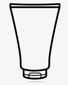 Lotion Bottle Coloring Page - Sun Screen Coloring Page, HD Png Download, Free Download