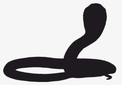 Snake Silhouette Reptile King Cobra Stencil - Cobra Silhouette Png, Transparent Png, Free Download