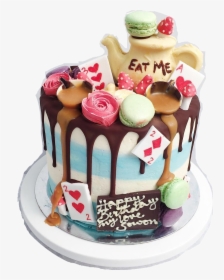 Transparent Cakes Png - Alice In The Wonderland Cake, Png Download, Free Download