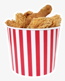 Fried Chicken Bucket Png, Transparent Png, Free Download