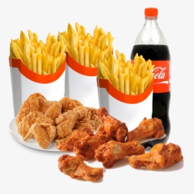 Chicken And Fries Bucket, HD Png Download, Free Download