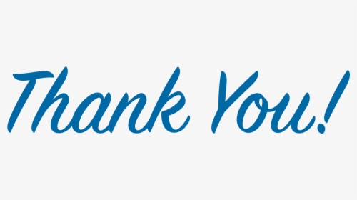 Thank You Png - Thank You Blue Transparent, Png Download, Free Download