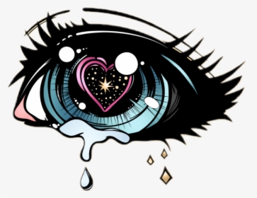 #tears #eyes #crying - Anime Eyes Crying Drawing, HD Png Download, Free Download