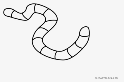 Earthworm Animal Free Black - Transparent Background Worm Clipart, HD Png Download, Free Download