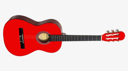 Transparent White Guitar Png - Red Acoustic Guitar Png, Png Download, Free Download