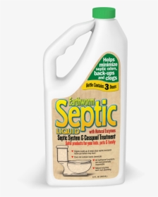 Earthworm® Liquid Septic System & Cesspool Treatment - Bottle, HD Png Download, Free Download