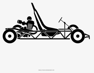 Go Kart Coloring Page, HD Png Download, Free Download