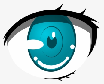 Anime Clipart Cartoon Eyes Png Animated Blue Cartoon - Transparent Anime Eyes Png, Png Download, Free Download