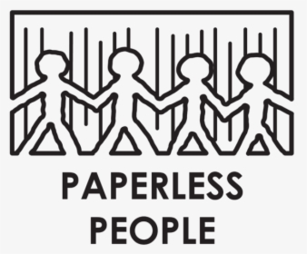 Paperless People Black - Graphic Design, HD Png Download, Free Download