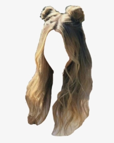 Wig Png Cut Out - Long Hair Cut Out, Transparent Png, Free Download