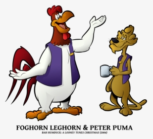 25 Looney Of Christmas - Foghorn Leghorn Bah Hum Duck, HD Png Download, Free Download