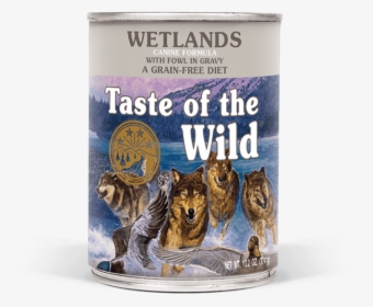 Wetlands Canine Formula With Fowl In Gravy Package - Taste Of The Wild Canned Dog Food, HD Png Download, Free Download