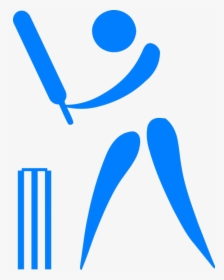 Cricket, Bat, Ball, Player, Stickman, Stick Figure - Cricket Batting Shots Tips, HD Png Download, Free Download