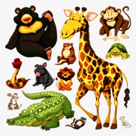 #zoo #animals #fauna - Types Of Animals Clipart, HD Png Download, Free Download