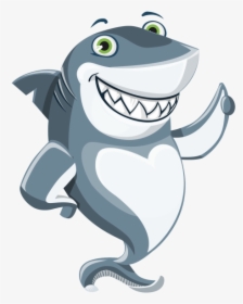 Shark Vector Png Transparent Image - Transparent Background Shark Clipart, Png Download, Free Download