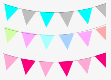 Pastel Clipart Flag Banner - Banner Clip Art Colorful, HD Png Download, Free Download