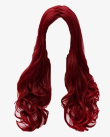 Red Wig Png - Long Red Wig Transparent, Png Download, Free Download