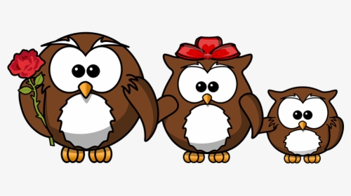 Preparing For Empty Nest Syndrome - Cartoon Picture Of A Animal Family, HD Png Download, Free Download