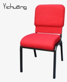 Metal Frame Durable Red Color Church Pulpit Chairs - Chair, HD Png Download, Free Download