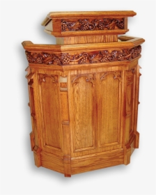 Pulpit Png -hand Crafted Church Pews, American Custom - Church Furniture Table, Transparent Png, Free Download