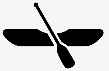 Canoe Boat With Rowing - Canoe Icon Svg, HD Png Download, Free Download
