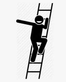 Person Climbing A Ladder, HD Png Download, Free Download