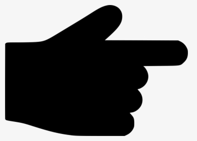 Index Finger - Black Index Finger Icon Png, Transparent Png, Free Download