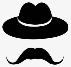 Top Hat Moustache Cowboy Hat - Properti Photo Booth Png, Transparent Png, Free Download