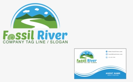 Logo Design By Zombras For Fossil River Exploration, - Graphic Design, HD Png Download, Free Download