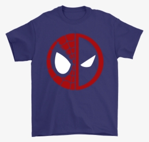 Spider-man And Deadpool Half Of Each Logo Shirts - Deadpool I Am Unicorn, HD Png Download, Free Download
