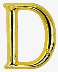 Gold Letter D Pin, HD Png Download, Free Download