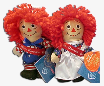 God Bless America Raggedy Ann & Andy Set - Both Raggedy - Stuffed Toy, HD Png Download, Free Download