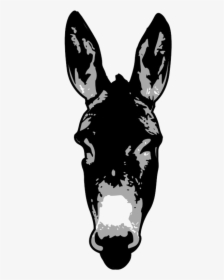 Donkey Head Clip Art, HD Png Download, Free Download