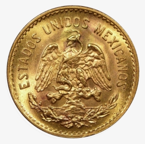 1955 Mexico Gold 5 Pesos - Mexico 5 Peso Gold, HD Png Download, Free Download