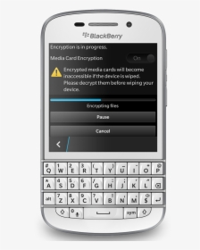 Mediacardencryption - Q10 Blackberry, HD Png Download, Free Download