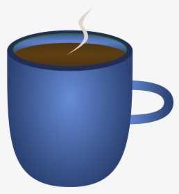 Blue Cup Of Coffee - Blue Coffee Mug Transparent, HD Png Download, Free Download