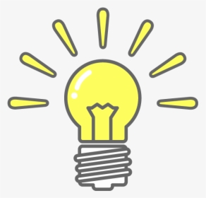 Transparent Light Bulb Idea Clipart - ひらめき フリー 素材, HD Png Download, Free Download
