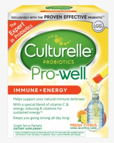Culturelle® Probiotics Pro-well® Immune Energy, HD Png Download, Free Download