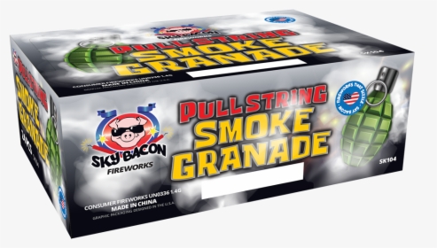 Pull String Smoke Grenade - Box, HD Png Download, Free Download