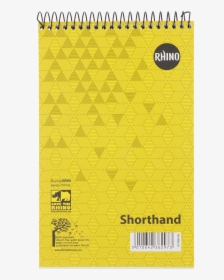 Rhino Shorthand Notepad, 150 Leaf, 8mm Ruled - Art Paper, HD Png Download, Free Download