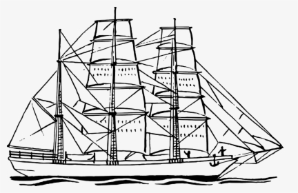 Black And White Ship, HD Png Download, Free Download