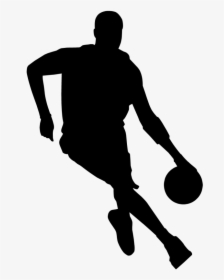 Basketball Silhouette Images Png For Kids - Transparent Basketball Player Outline, Png Download, Free Download