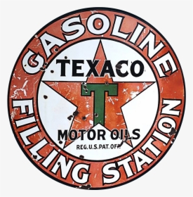 Texaco Gasoline Filling Station, HD Png Download, Free Download