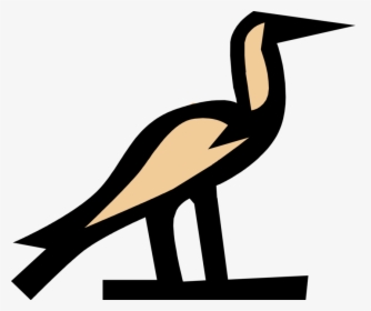 Vector Illustration Of Ancient Egyptian Bird Hieroglyphic, HD Png Download, Free Download