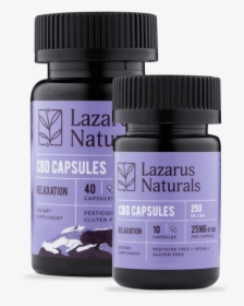 Lazarus Naturals Cbd Capsules, HD Png Download, Free Download