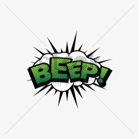 Comic Effect Beep V矢量图形 - Sound Effect Png Beep, Transparent Png, Free Download