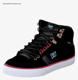 Men"s Dc Shoes Spartan High Wc Wr Shoe Black - Skate Shoe, HD Png Download, Free Download