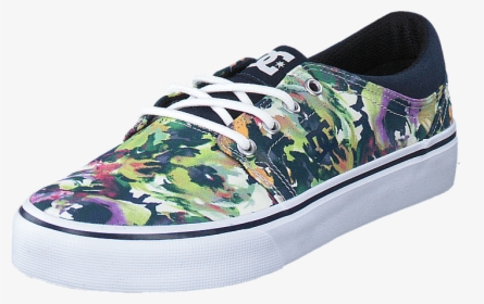 M's Trase Se Dc Sneakers Floral, HD Png Download, Free Download
